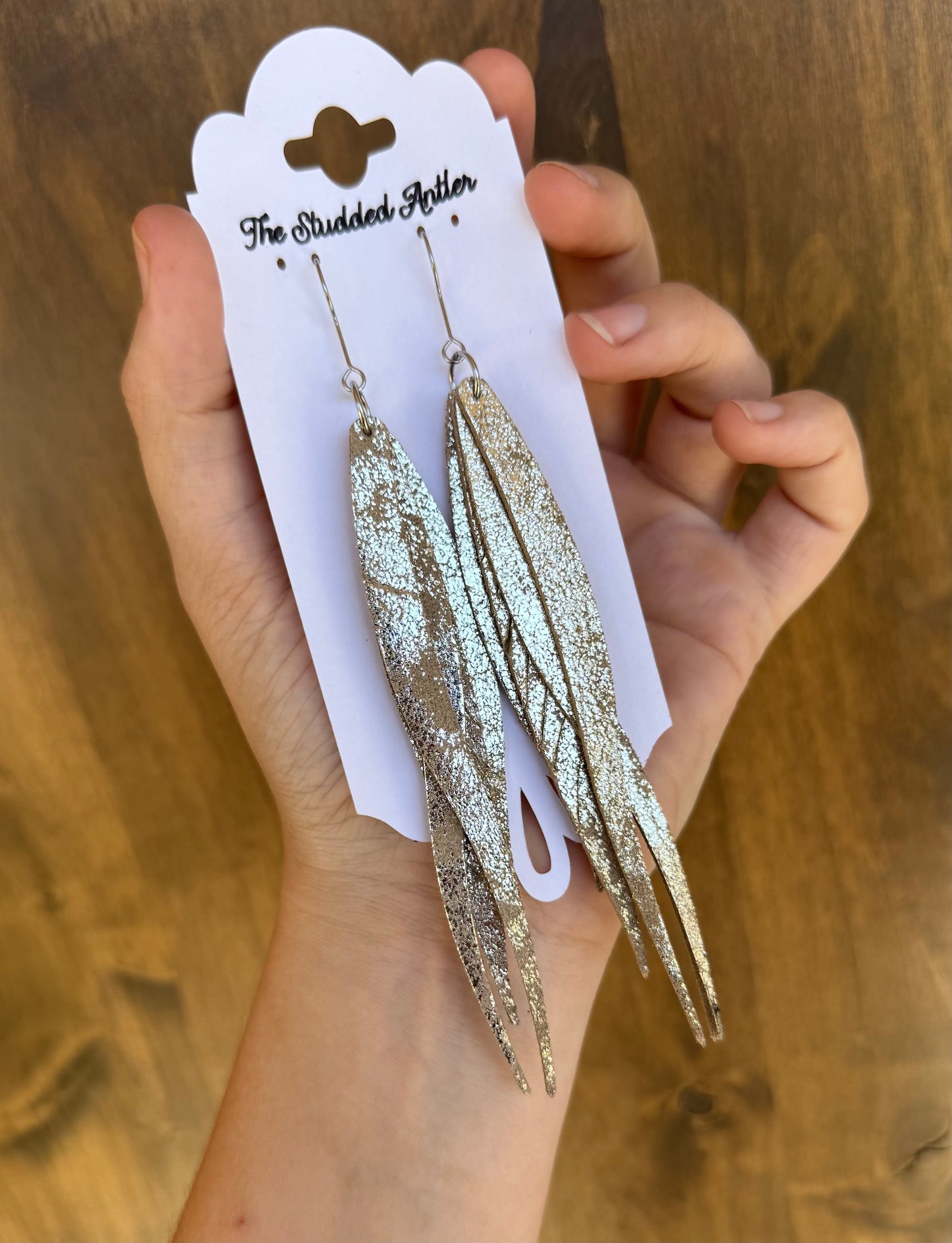 Rodeo-queen-leather-earrings