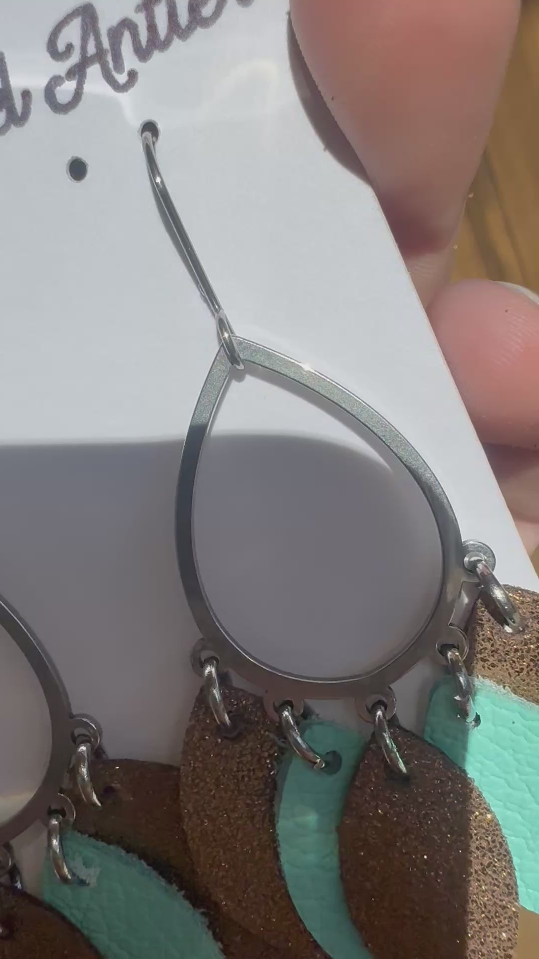 Sparkle-western-hoop-leather-earrings